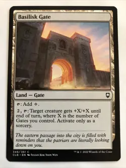 MTG Commander Legends Baldur's Gate Basilisk Gate 346/361 LP - Image 1