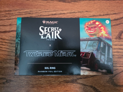 MTG Secret Lair PlayStation TWISTED METAL Sol Ring Rainbow Foil Edition SEALED - Image 1