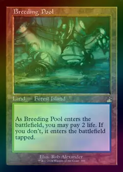 Breeding Pool - Retro Frame (Foil) (RVR) Ravnica Remastered - NM - Image 1