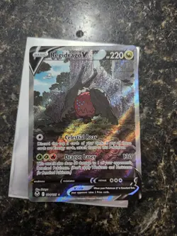 Pokemon Card Ungraded Great Condition REGIDRAGO V ALTERNATE FULL ART. - Image 1
