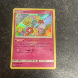 Pokemon Card Comfey Guardians Rising Holo Rare 93/145 Near Mint - Image 1