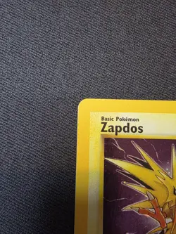 Pokemon Zapdos Holo Card Fossil 15/62 Near Mint Condition 1999 - Image 2