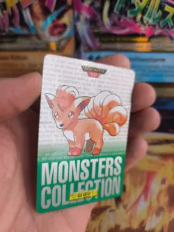 Pokemon Karte Card carddass Monsters collection Green 1996 japanese Vulpix LP - Image 3