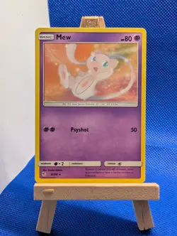 Pokemon TCG Mew 32/68 Hidden Fates Non Holo Rare Card - Image 1