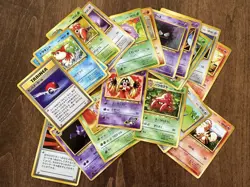 Pokemon TCG Card Lot ~ 500 cards from various sets - 170+ 1999 Base Set cards - Image 2
