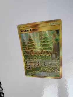 Pokemon Viridian Forest Secret Rare Trainer Stadium SM-Unified Minds 256/236 Fo… - Image 1