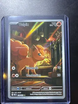 Pokemon TCG Vulpix 138/132 Illustration ME01 Mega Evolution NM/M Condition - Image 1