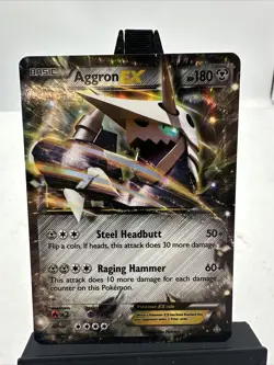 Pokemon TCG Aggron EX 93/160 XY Primal Clash 2015 - Image 1