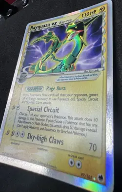 Pokemon TCG Rayquaza Ex NM/MT Delta Species EX Dragon Frontiers 97/101 - Image 2