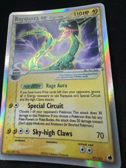 Pokemon TCG Rayquaza Ex NM/MT Delta Species EX Dragon Frontiers 97/101 - Image 3