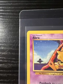 Abra 43/102 Base Set Unlimited WOTC Vintage Pokemon - Image 3
