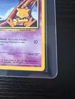 Abra 43/102 Base Set Unlimited WOTC Vintage Pokemon - Image 5