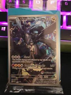 Ascended Heroes ETB Promo N's Zekrom 031 Pokemon Center Stamp- SEALED - Image 1