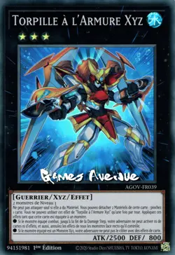Yu-Gi-Oh! Xyz AGOV-FR039 VF/SUPER Armored Torpedo - Image 1