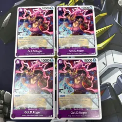 Gol.D.Roger (Store Tournament 2025 Vol. 4) P-107 One Piece TCG Promo x4 PLAYSET - Image 1