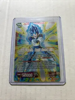 SSB Vegeta Spirit Boost Elite SD15-01 Foil Dragon Ball Super Card Game | NM - Image 1