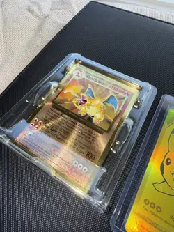 Gold Metal Charizard/Pikachu - Celebrations UPC Promo - Pokemon Card - Image 2