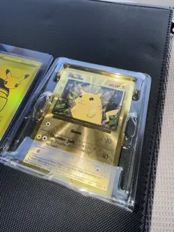 Gold Metal Charizard/Pikachu - Celebrations UPC Promo - Pokemon Card - Image 4