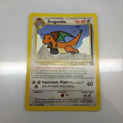 Pokemon Dragonite Rare 1999 Film Black Star Promo Card - Image 1