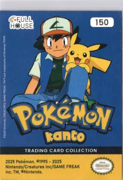 Mewtwo 150 Gold Foil Full House Kanto 2025 Unique Pokemon Card - Image 3