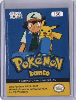 Mewtwo 150 Gold Foil Full House Kanto 2025 Unique Pokemon Card - Image 4