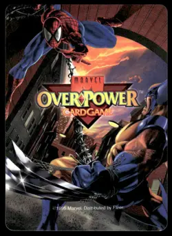 Spider-Man 1995 Fleer Marvel Overpower 3-Stat Character Card TCG - Image 2