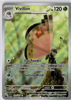 Vivillon 193/191 SSP Surging Sparks Illustration Rare Pokemon Card FREE SHIPPING - Image 1