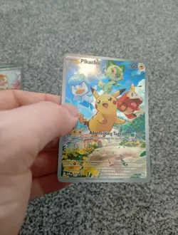 Pikachu SVP 027 Paldea Evolved Black Star Promo Card - Image 4