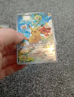 Pikachu SVP 027 Paldea Evolved Black Star Promo Card - Image 5