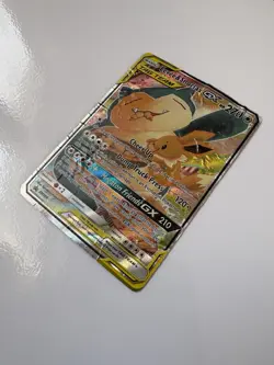 Pokemon Eevee & Snorlax GX SM169 Promo Holo TAG TEAM Card English - Image 1