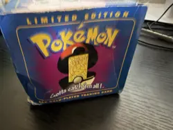 1999 Burger King Pokemon Jigglypuff Trading Card 23K Gold Plated, Sealed - Image 2