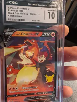 Lance's Charizard V SWSH133 SWSH: Sword & Shield Promo Cards Holo - Image 1