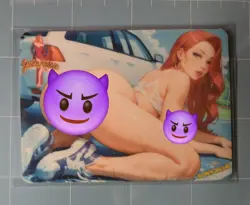 Jessica Rabbit Who Framed Roger Rabbit Custom Glow Waifu Card Fan Art 2 - Image 1