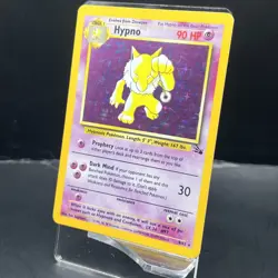 Hypno 8/62 Fossil Holo Pokemon Card WOTC LP/Played - Image 3