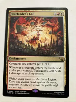 Warleader's Call Murders at Karlov Manor Regular Near Mint Pack Fresh - Image 1