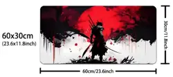 Samurai design TCG Playmat 60x36cm Neoprene Stitched Edges Pokemon MTG - Image 2
