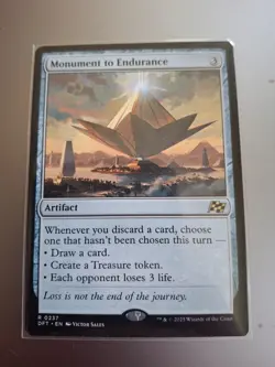 Monument to Endurance Aetherdrift Regular MTG LP Artifact - Image 1