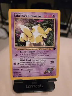 Pokemon Sabrina's Drowzee 95/132 pre-owned Classic Trading Car Game!! - Image 1