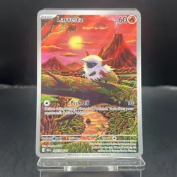 Larvesta Illustration Rare 099/086 - Pokemon TCG - BB WF - Pack Fresh / NM - Image 1