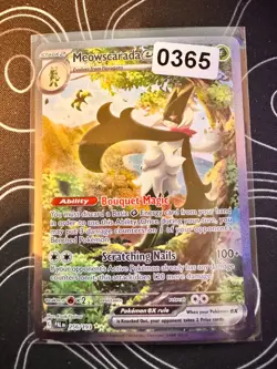 Pokemon Meowscarada Ex 256/193 Paldea Evolved SIR NM - Image 1