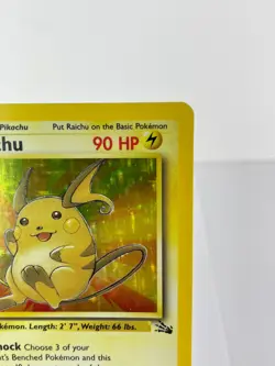1st Edition Raichu 14/62 - Fossil - Holo - Pokemon - NM - Image 5