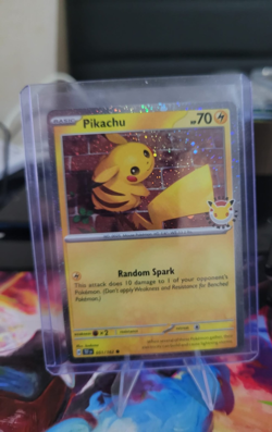Pikachu 051/162 30th Anniversary Stamped 2026 Pokemon Day Promo - Image 1