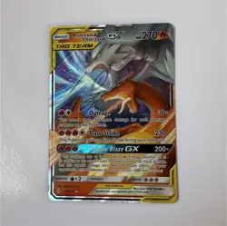Pokemon Reshiram & Charizard GX 20/214 Unbroken Bonds Ultra Rare Holo English - Image 1