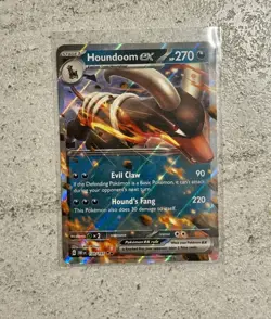 Pokemon TCG Houndoom EX Sv03: Obsidian Flames 134/197 Holo Double Rare - Image 1