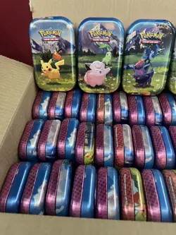 x50 EMPTY Ascended Heroes Mini Tins (6 Connecting Arts) - Pokemon TCG - Image 2