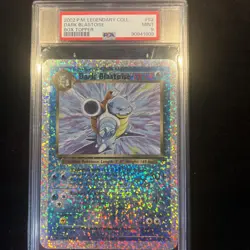 Pokemon Legendary Collection Dark Blastoise Box Topper PSA 9 - Image 1