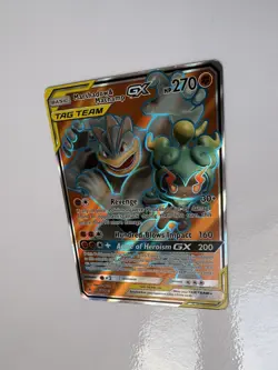 Pokemon Marshadow & Machamp GX TAG TEAM Ultra Rare Full Art 198/214 SM-Unbroken… - Image 3
