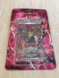 1996 Yu-Gi-Oh Magicians Force 1st Edition Sleeved Booster Pack - Image 1