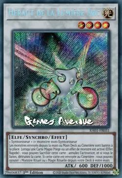 Yu-Gi-Oh! Herald of Light Arc RA01-FR031 VF/SECRET - Image 1