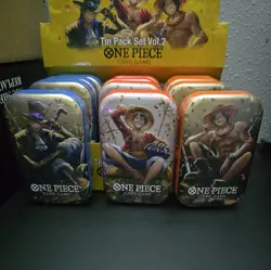 X12 One Piece Card Game Tin Pack Set Case Vol.2 [TS-02] Display English Op 13 - Image 3